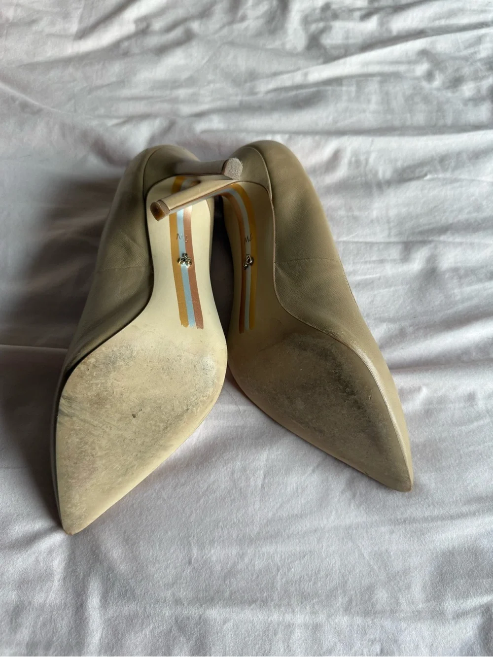 sam edelman Women’s Nude High Heel Pumps - Classic Stiletto